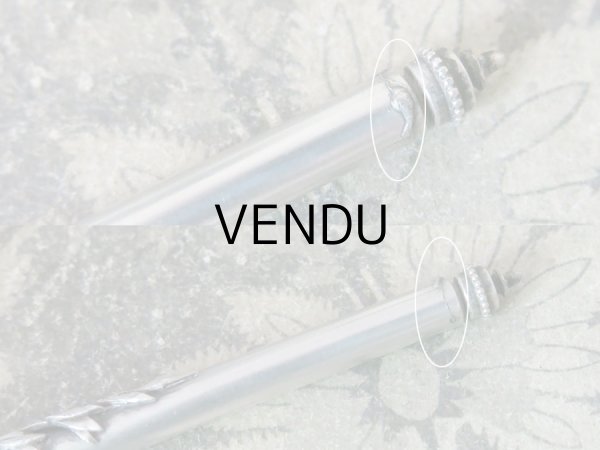 画像7: 19世紀末 アンティーク レタリングセット 百合の紋章 ペン軸 & シーリングスタンプ ＆レターオープナー・ブックマーク (7)