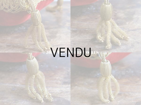 画像15: 19世紀末 アンティーク グローブ・ド・マリエのクッション ピンクッション  (15)