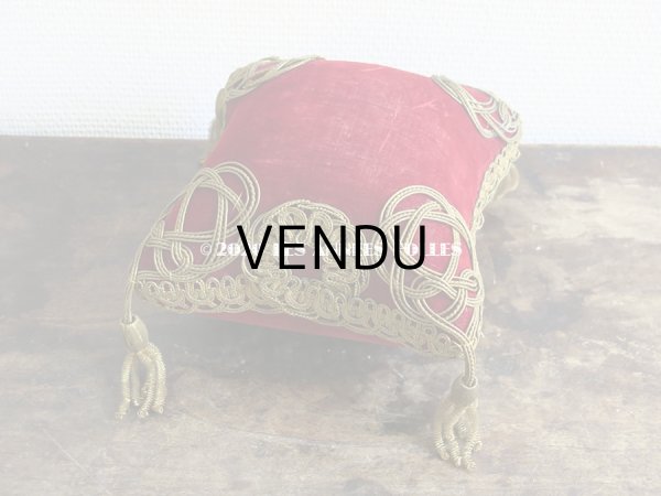 画像3: 19世紀末 アンティーク グローブ・ド・マリエのクッション ピンクッション  (3)