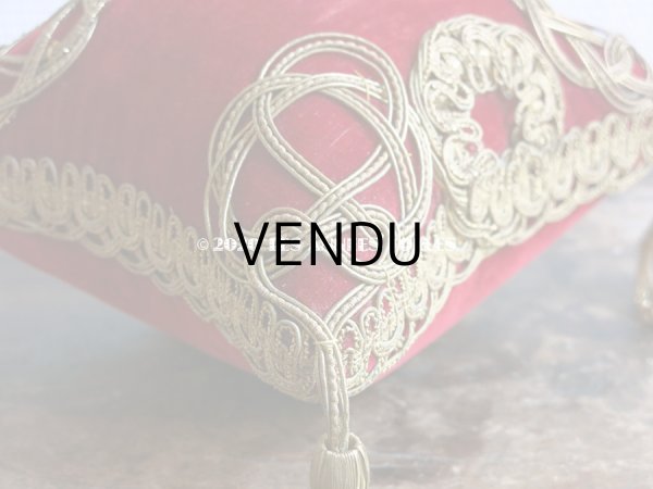 画像11: 19世紀末 アンティーク グローブ・ド・マリエのクッション ピンクッション  (11)