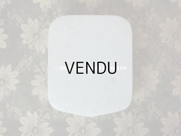 画像3: 1903年 アンティーク リボンが結ばれた バテムのお菓子箱 パウダーブルー (3)