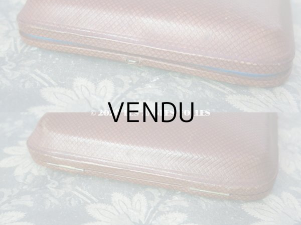 画像5: 19世紀 アンティーク 王冠付き 大きなジュエリーボックス ブローチ用 (5)