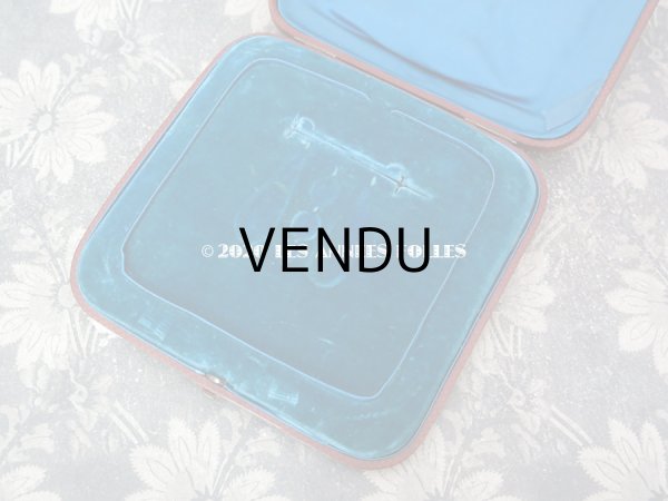 画像7: 19世紀 アンティーク 王冠付き 大きなジュエリーボックス ブローチ用 (7)