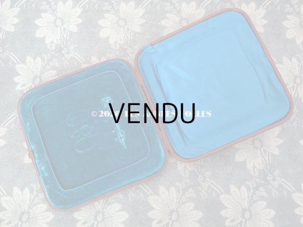 画像9: 19世紀 アンティーク 王冠付き 大きなジュエリーボックス ブローチ用 (9)