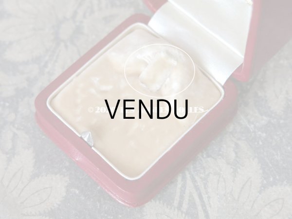 画像10: アンティーク 本革製 ジュエリーボックス  リングボックス 　スモーキーレッド (10)