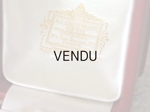 画像9: アンティーク 本革製 ジュエリーボックス  リングボックス 　スモーキーレッド (9)