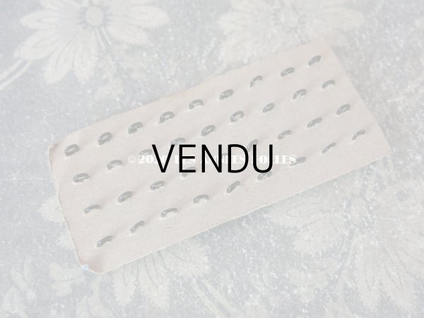 画像3: 未使用 アンティーク シューボタン 9mm 黒 12ピースのセット (3)