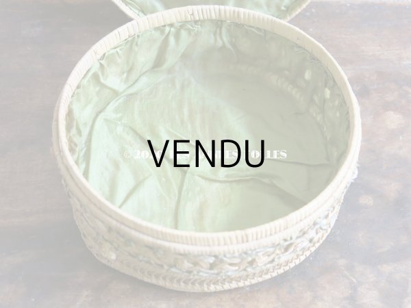 画像4: 1900年代 アンティーク  ロココトリム付きパニエ チョコレート箱  『ショコラ・フランソワ・マルキ』  - CHOCOLAT FRANCOIS MARQUIS PARIS - (4)