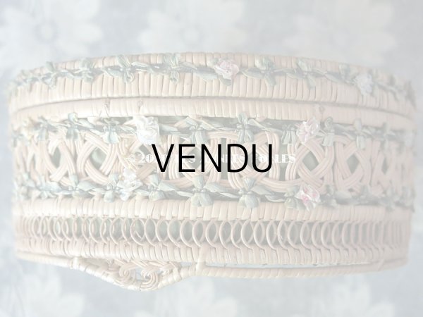 画像10: 1900年代 アンティーク  ロココトリム付きパニエ チョコレート箱  『ショコラ・フランソワ・マルキ』  - CHOCOLAT FRANCOIS MARQUIS PARIS - (10)