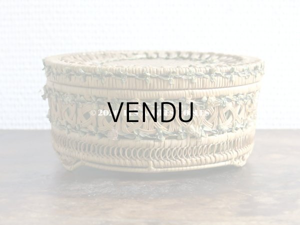 画像8: 1900年代 アンティーク  ロココトリム付きパニエ チョコレート箱  『ショコラ・フランソワ・マルキ』  - CHOCOLAT FRANCOIS MARQUIS PARIS - (8)