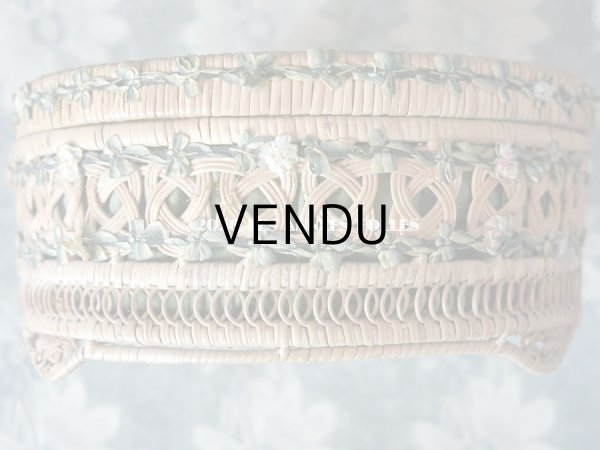 画像11: 1900年代 アンティーク  ロココトリム付きパニエ チョコレート箱  『ショコラ・フランソワ・マルキ』  - CHOCOLAT FRANCOIS MARQUIS PARIS - (11)