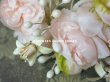 画像7: アンティーク 淡いピンクの薔薇＆ワックスフラワーの花冠 ティアラ  (7)