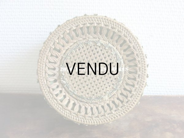 画像5: 1900年代 アンティーク  ロココトリム付きパニエ チョコレート箱  『ショコラ・フランソワ・マルキ』  - CHOCOLAT FRANCOIS MARQUIS PARIS - (5)