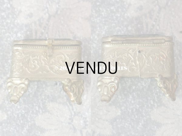 画像4: アンティーク ドールサイズ とても小さなジュエリーボックス　 (4)