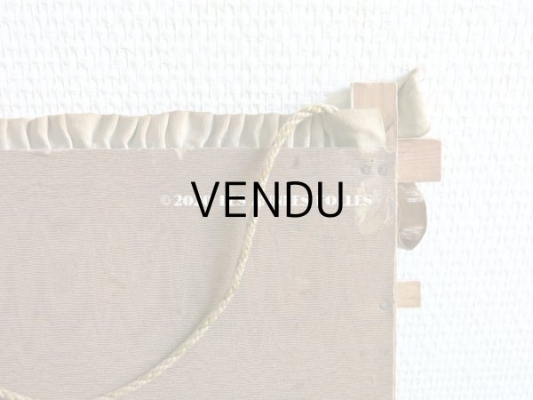 画像4: 1900年代 アンティーク　カルトナージュのラック 薔薇模様 (4)