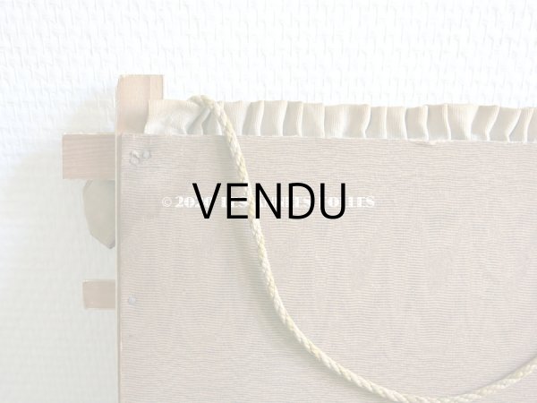 画像3: 1900年代 アンティーク　カルトナージュのラック 薔薇模様 (3)