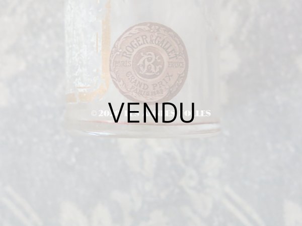 画像9: 19世紀末 アンティーク 王冠の栓 パフュームボトル - ROGER&GALLET PARIS -  (9)