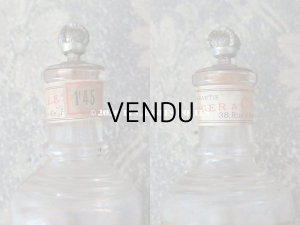 画像10: 19世紀末 アンティーク 王冠の栓 パフュームボトル - ROGER&GALLET PARIS -  (10)