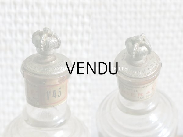 画像4: 19世紀末 アンティーク 王冠の栓 パフュームボトル - ROGER&GALLET PARIS -  (4)