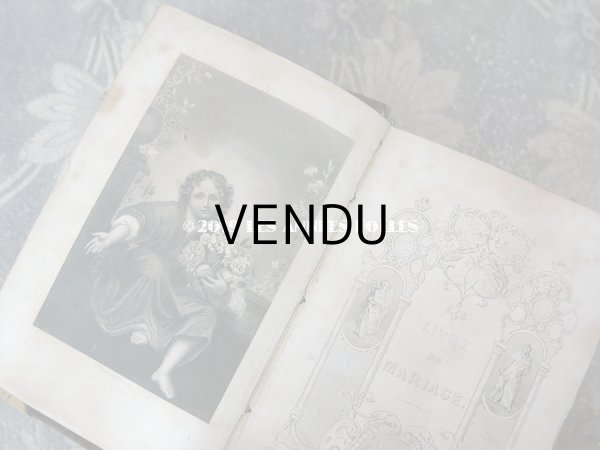 画像9: 19世紀 アンティーク  マリアージュの本 (9)