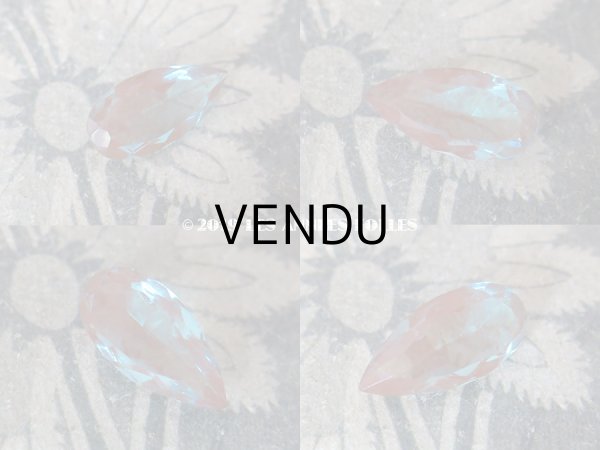 画像6: アンティーク サフィレットのルース ドロップ型 9mm×18mm強 (6)