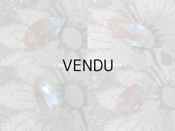 画像5: アンティーク サフィレットのルース ドロップ型 9mm×18mm強 (5)