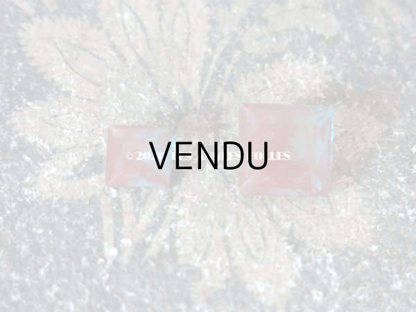 画像9: アンティーク サフィレットのルース スクエア 14mm (9)