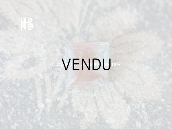 画像6: アンティーク サフィレットのルース スクエア 14mm (6)