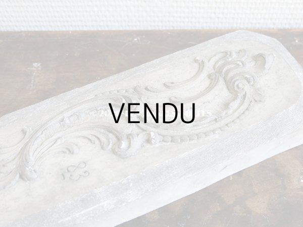 画像19: 1900年代 アンティーク   ロカイユ装飾　石膏のオーナメント (19)