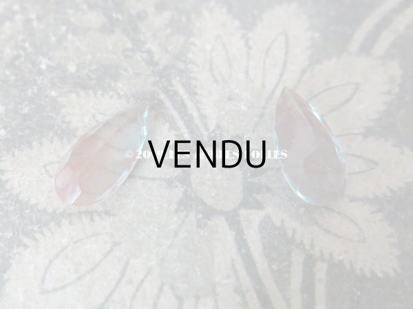 画像4: アンティーク サフィレットのルース ドロップ型 9mm×18mm強 (4)