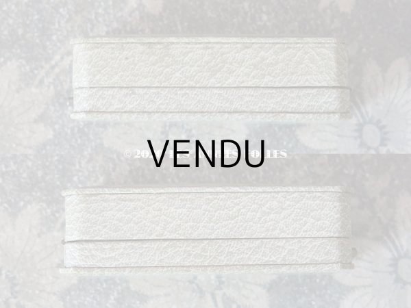 画像4: アンティーク　ブローチ用 ジュエリーボックス 金彩入り ライトグレー (4)