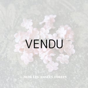 画像: アンティーク 布花材料 ピンクの花びらのセット 茎なし　32ピースのセット