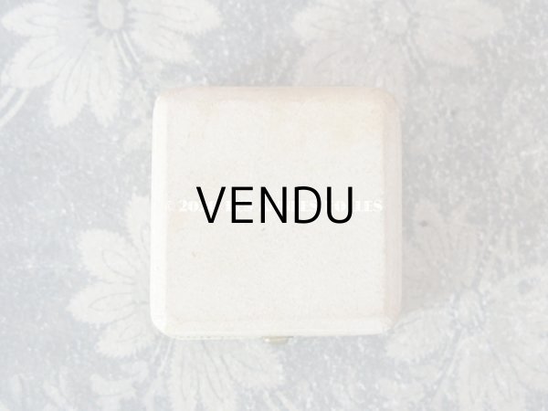 画像3: アンティーク リボンのガーランド オフホワイトのジュエリーボックス  (3)