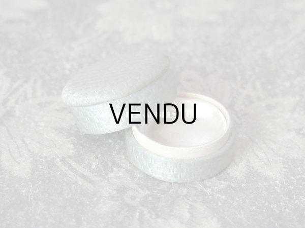 画像7: アンティーク 小さなジュエリーボックス パウダーブルー (7)