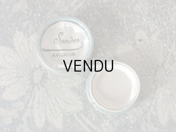 画像6: アンティーク 小さなジュエリーボックス パウダーブルー (6)