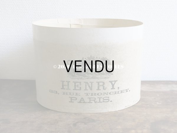 画像6: 19世紀末 アンティーク ハットボックス - HENRY PARIS  - (6)