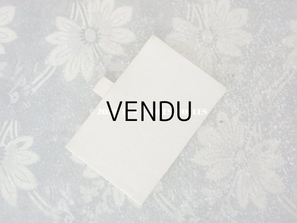 画像13: 1910年代 アンティーク 森の中の小さな兎 オモニエール ニードルポイント ミラー付き (13)