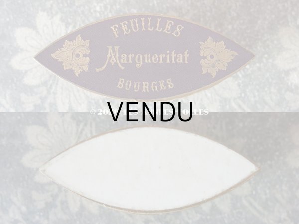 画像3: 1900年代 アンティーク チョコレートボックス お菓子箱　FEUILLES MARQUERITAT - BOURGES - (3)