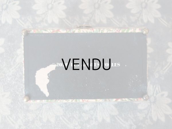 画像8: 19世紀 アンティーク ナポレオン3世時代 お菓子箱  脚付き 薔薇 & 菫  ドラジェ & チョコレート  (8)