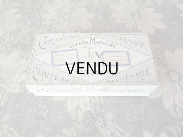 画像5: アンティーク メルスリーの小さなラベル オリジナルの箱入り ルーブル百貨店 - GRANDS MAGASINS DU LOUVRE - (5)