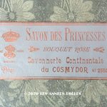 画像: アンティーク 薔薇のソープラベル SAVON DES PRINCESSES BOUQUET ROSE - COSMYDOR PARIS -