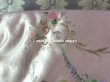 画像8: アンティーク 菫と薔薇のハンドペイント ハンキーケース ハンカチ & ランジェリー用ポシェット  (8)