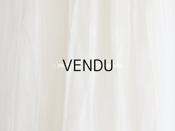 画像7: 1900年代 アンティーク ベビードレス 淡いピンクのリボン＆シルクの裏地付き 洗礼式のドレス (7)