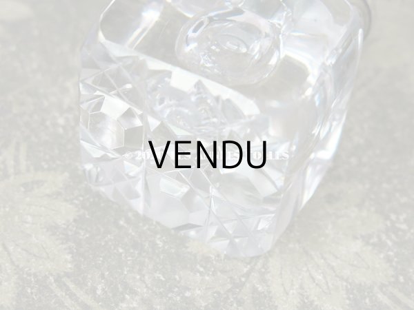 画像4: アンティーク 鈴蘭のインク入れ シルバー & クリスタル製   CHARLES MURAT (4)