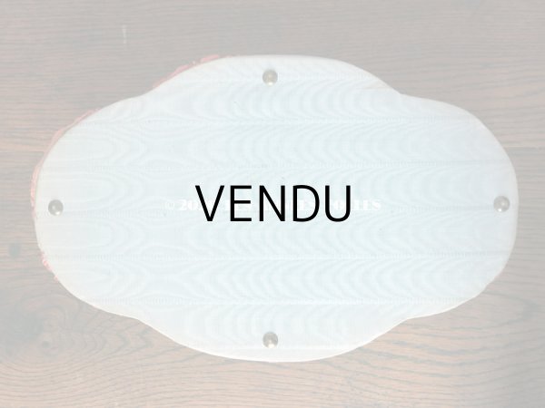 画像17: 1900年代 アンティーク 大きなカルトナージュボックス ロココトリム＆レースの装飾  (17)