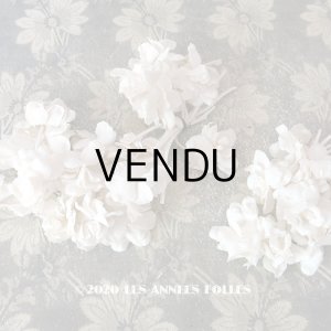 画像: アンティーク オフホワイトの布花