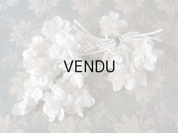 画像3: アンティーク オフホワイトの布花 (3)