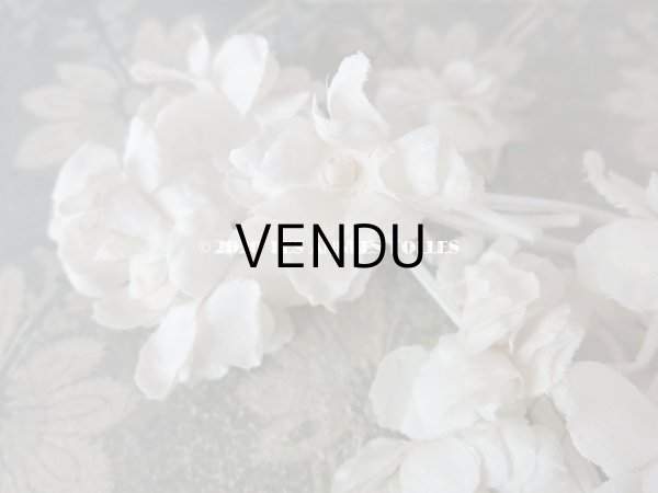 画像4: アンティーク オフホワイトの布花 (4)