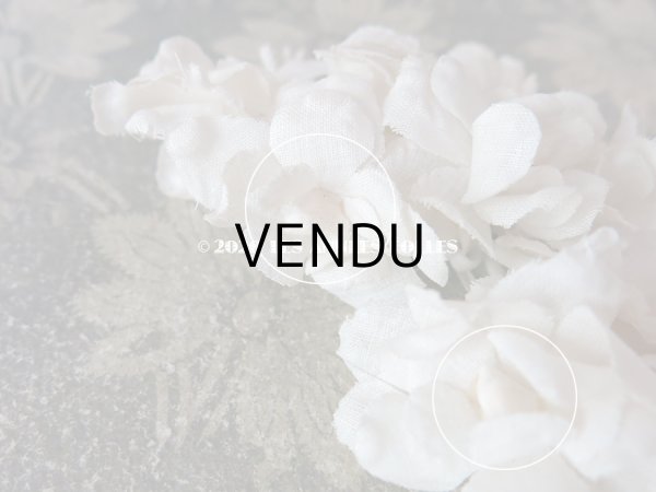 画像7: アンティーク オフホワイトの布花 (7)