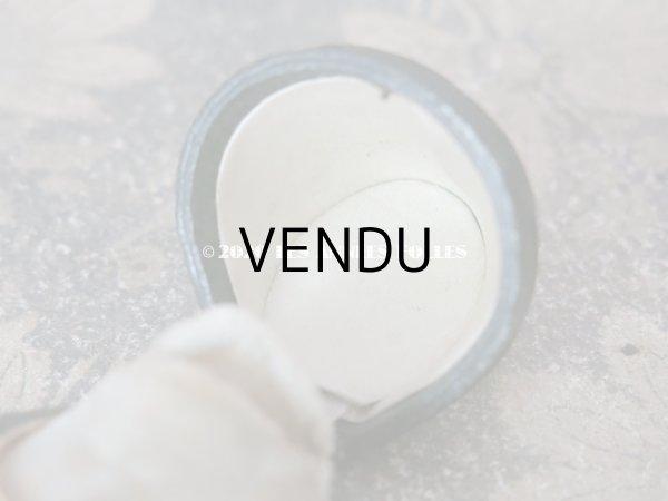 画像6: 19世紀 アンティーク 本革製 ジュエリーボックス 王冠の紋章入り リングボックス (6)